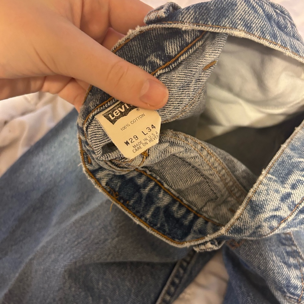 Levi's Classic Blue Denim Jeans